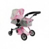 2in1 Doll Bogie and Stroller Alice - Grey