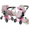 2in1 Doll Bogie and Stroller Alice - Grey