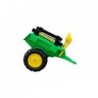 Herman Tractor Green - With Trailer and Bucket 165 cm