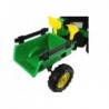 Herman Tractor Green - With Trailer and Bucket 165 cm