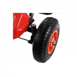 Go-Cart Speed Red - Pumped Wheels With Hand Break