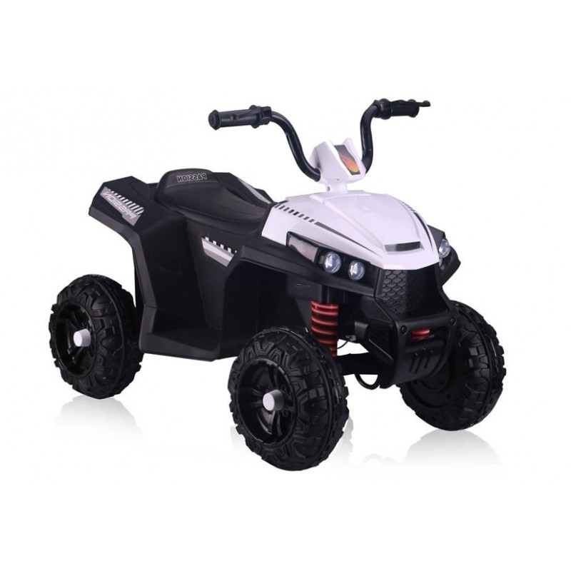 S601 White - Electric Ride On Quad