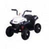 S601 White - Electric Ride On Quad