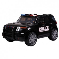 CH9935 Police Car Black - Electric Ride On Car