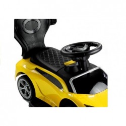 BDQ5188 Toddlers Ride On Push Along with Parent Handle - Yellow