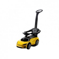 BDQ5199 Toddlers Ride-On with Parent Handle Yellow