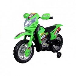 ZP3999A Motocross Electric Ride On Motorcycle - Green