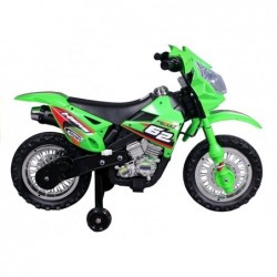 ZP3999A Motocross Electric Ride On Motorcycle - Green