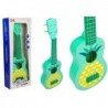 Ukulele Miniature Guitar Green Pineapple Pattern 53 cm