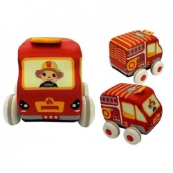 Set of Soft Toy Cars for a Toddler 4 Elements