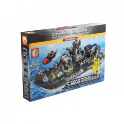 Bricks SWAT Special Forces Boat 864 Elements