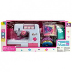 Children's sewing machine with accessories