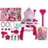 Pink Dresser Beauty Set with Mirror and Magic Wand