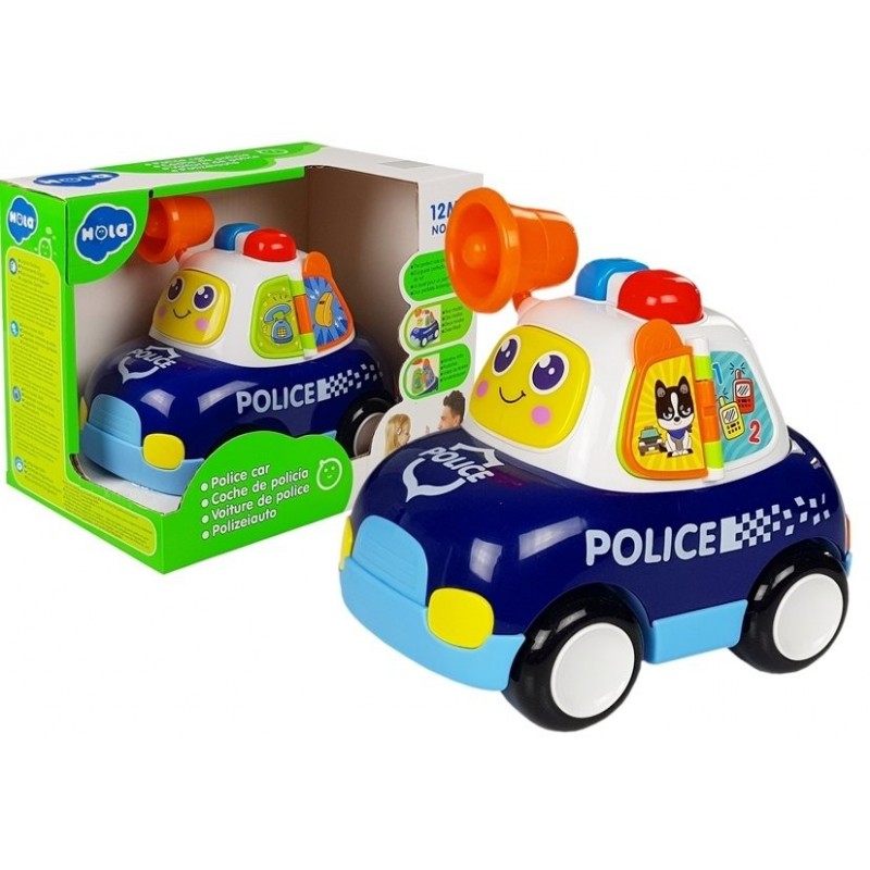 Police Car with Sounds and Lights Loudspeaker