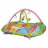 Mat for Baby with Animal Rattles and a Mirror