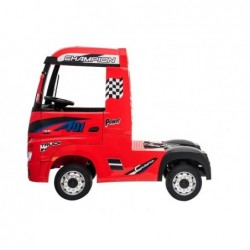 Electric Ride-On Car Mercedes Actros Red Painted