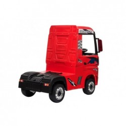 Electric Ride-On Car Mercedes Actros Red Painted