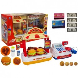 Cash Register with Fast Food Stand