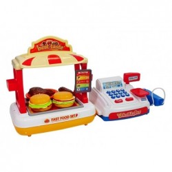 Cash Register with Fast Food Stand