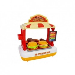 Cash Register with Fast Food Stand