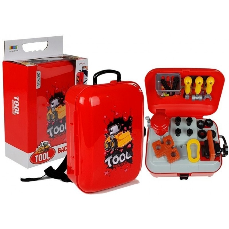 Tools Set in a Case Handyman Backpack