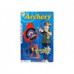 Toy Sports Bow on a Stand with a Target and a Quiver