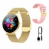 Women's smartwatch Alexa Lux Gold + pink strap