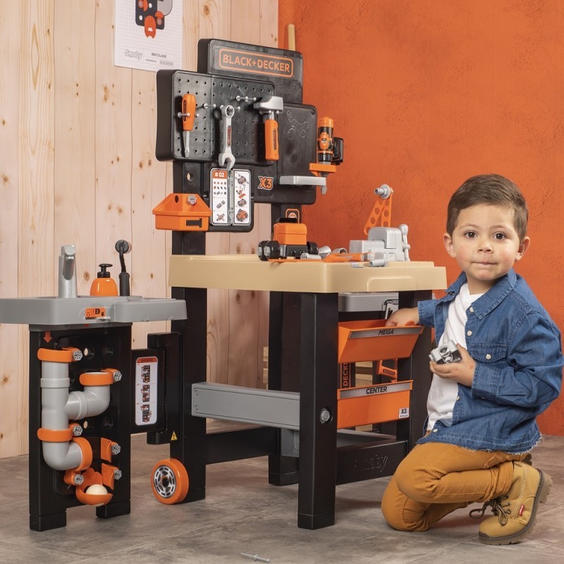 Smoby black discount and decker drill