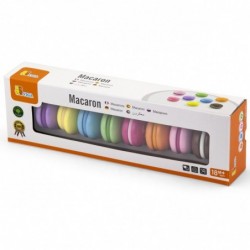 Wooden Biscuits Set of 8 Viga Toys colorful macarons