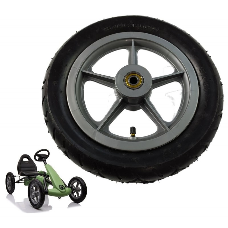 Inflatable wheel for pedal go-kart vehicle1904