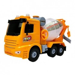 Concrete Mixer Batteries Yellow Lights Sounds Bubble Generator