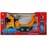 Concrete Mixer Batteries Yellow Lights Sounds Bubble Generator