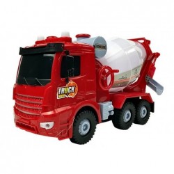 Concrete Mixer Batteries Red Lights Sounds Bubble Generator