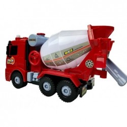 Concrete Mixer Batteries Red Lights Sounds Bubble Generator