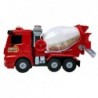 Concrete Mixer Batteries Red Lights Sounds Bubble Generator