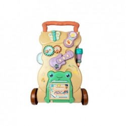 Educational Pusher for Babies Beige-Brown