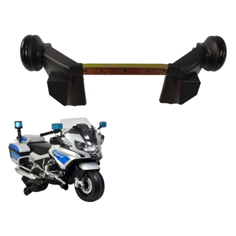 Side training wheels for motorbike BMW R1200