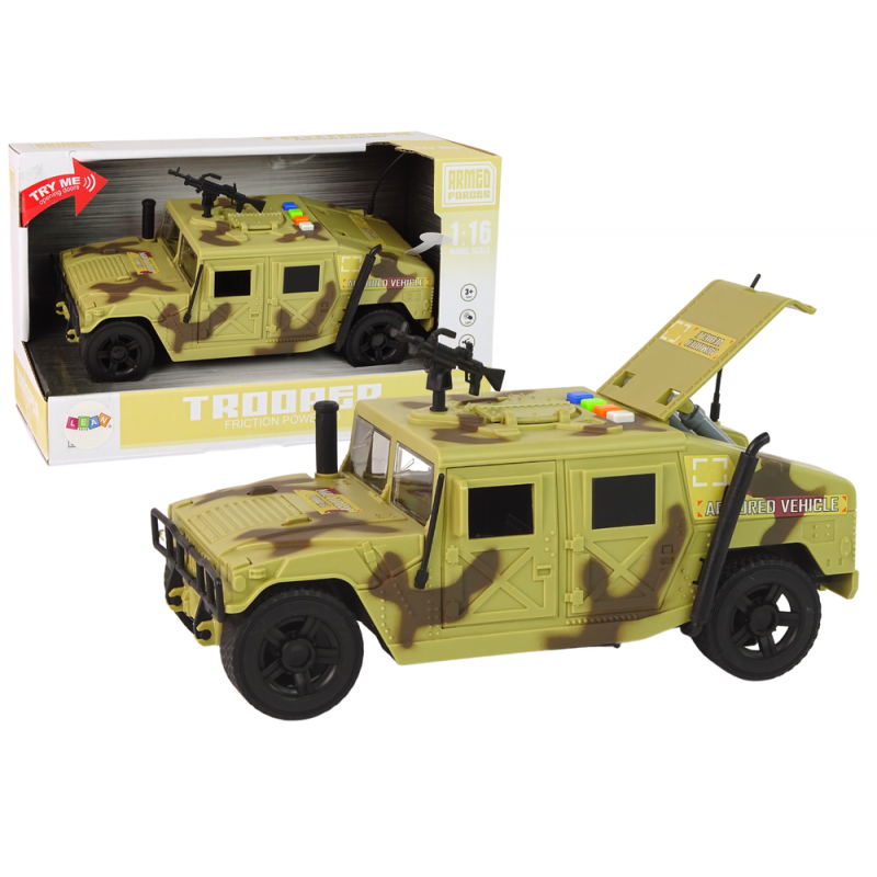 Car Military Vehicle Fractal Drive Bright Moro