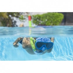 Green and Blue Diving Mask with Snorkel Bestway 24036