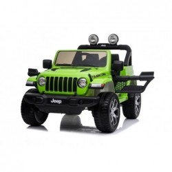 Jeep Wrangler Rubicon Green - Electric Ride On Car