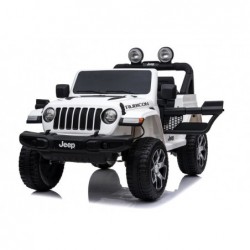 Jeep Wrangler Rubicon White - Electric Ride On Car