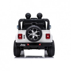 Jeep Wrangler Rubicon White - Electric Ride On Car