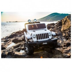 Jeep Wrangler Rubicon White - Electric Ride On Car