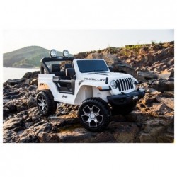 Jeep Wrangler Rubicon White - Electric Ride On Car