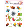 Washable Tattoos For Children Cheerful Insects Spider Butterfly 15 El.