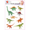 Washable Tattoos For Children Dinus Dinosaurs 9 El.