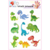 Washable Tattoos For Children Dinus Happy Dinosaurs 9 El.