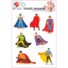 Washable Tattoos For Children Superheroes In Capes 7 El.