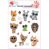 Washable Tattoos For Children Funny Forest Animals 17 El.