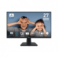 LCD Monitor MSI PRO MP275Q 27" Panel IPS 2560x1440 16:9 100Hz Matte 1 ms Speakers Tilt Colour Black PROMP275Q